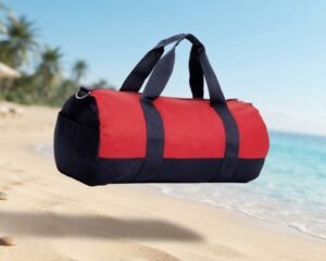 Tommy Logo Colorblock Canvas Duffle Bag - Image 2