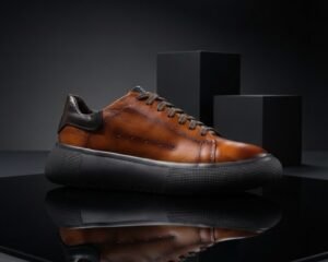 Low-top sneaker Miel suela Negra - Image 3