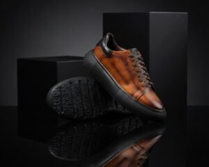 Low-top sneaker Miel suela Negra - Image 2