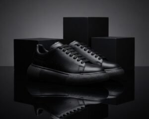 Low-top sneaker Negro suela Negra