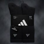 CLIMACOOL PAQUETE DE 6 CALCETINES NEGRO