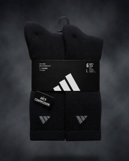 CLIMACOOL PAQUETE DE 6 CALCETINES NEGRO